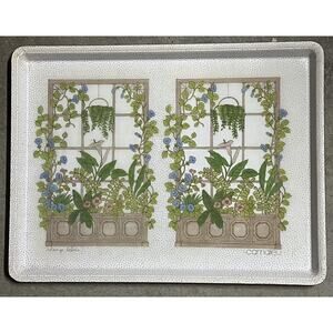 Vintage Alpac Tray Garden Trellis-Camaieu by Solange Lebois Fiberglass France‎